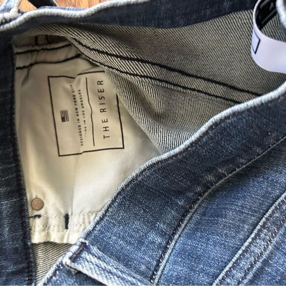 AYR The Riser High Rise Skinny Ankle Denim Jeans in Medium Wash Blue 27 … - Picture 11 of 14